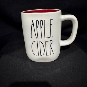 Rae Dunn White and Red Apple Cider Mug